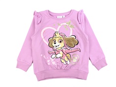 Name It pastel lavender Paw Patrol sweatshirt